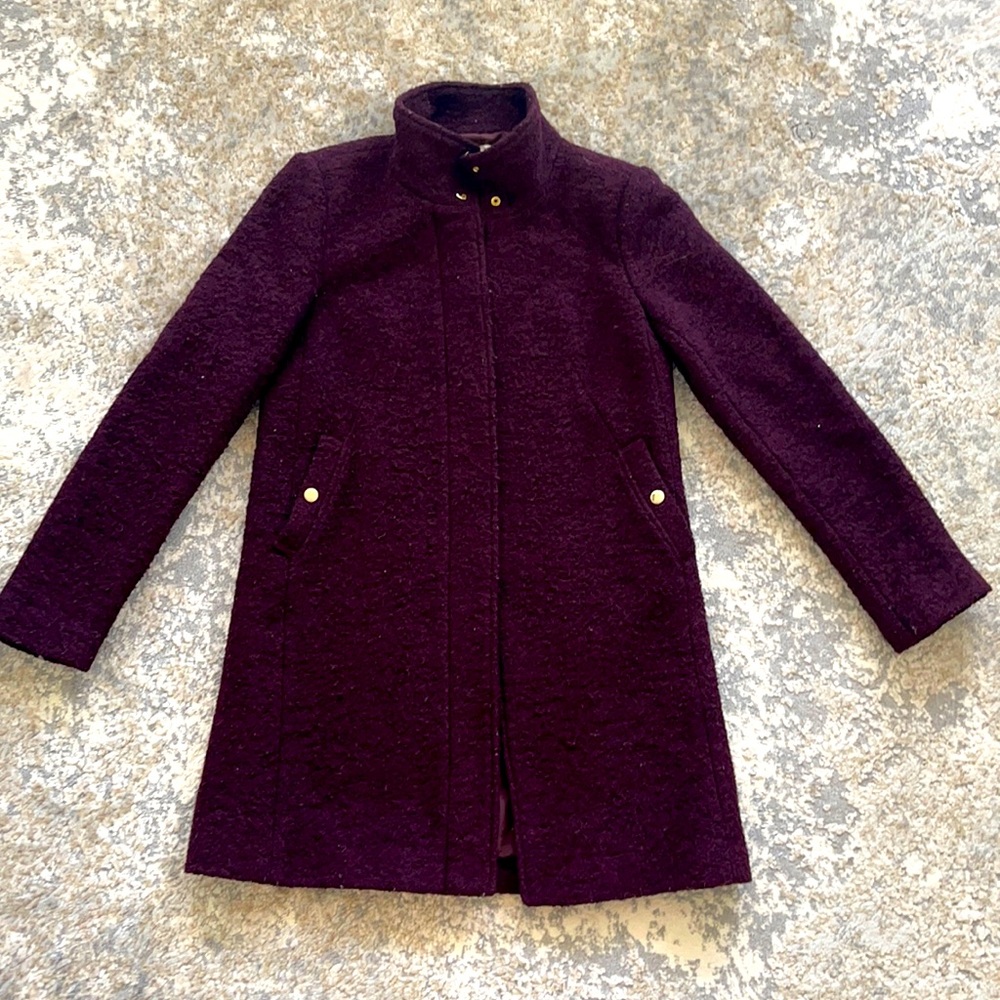 Loft purple coat size XXS